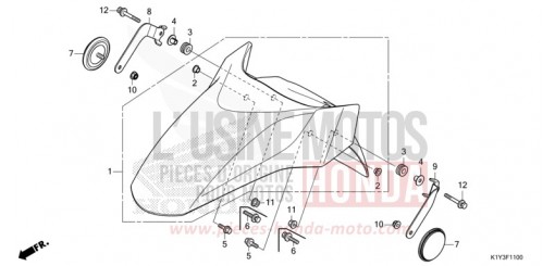 KOTFLUEGEL, VORNE WW125AM de 2021